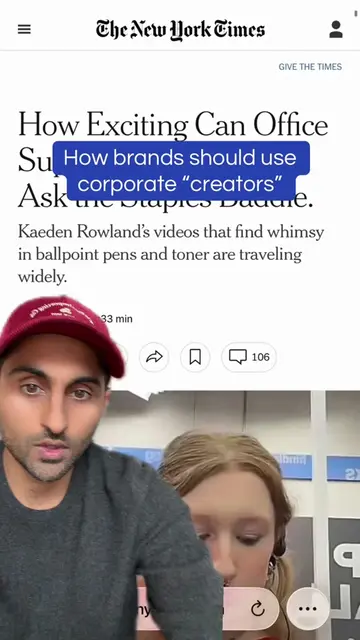 The staples baddie and how brands should use rogue corporate creators  #marketin