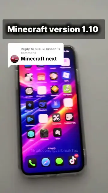 Replying to @suzuki kisashi Downgrading to Minecraft version 1.10! #fyp #jailbre