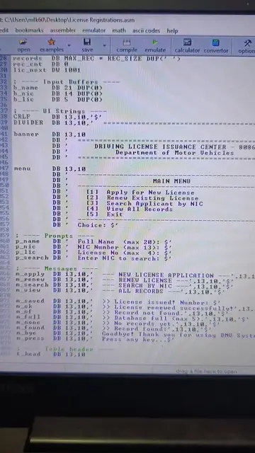 Program Logic in Assembly Language 🤖  . . . . . #developer #codingforkids #codi