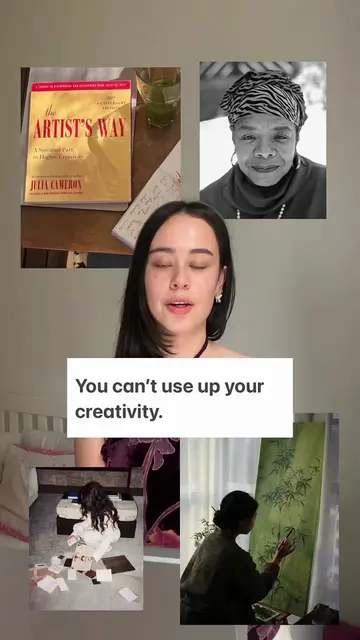 You can’t use up your creativity, the more you use, the more you have. We often 