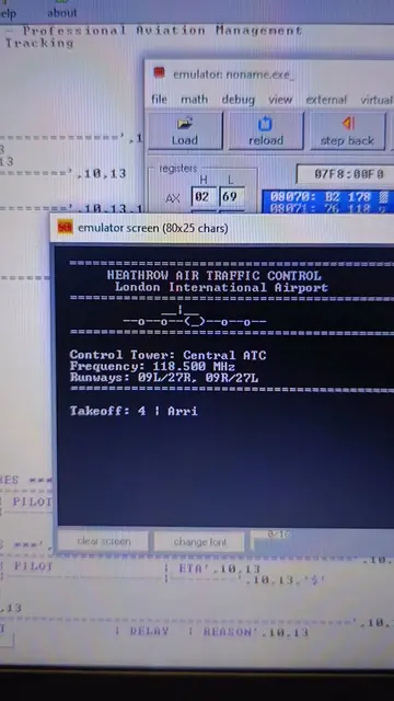 Air Traffic Control in Assembly Language 🤖  . . . . . #coding #codinglife #codi