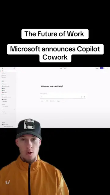 Microsoft announces Copilot Cowork. Is this the future of work?  #ai #ainews #ai