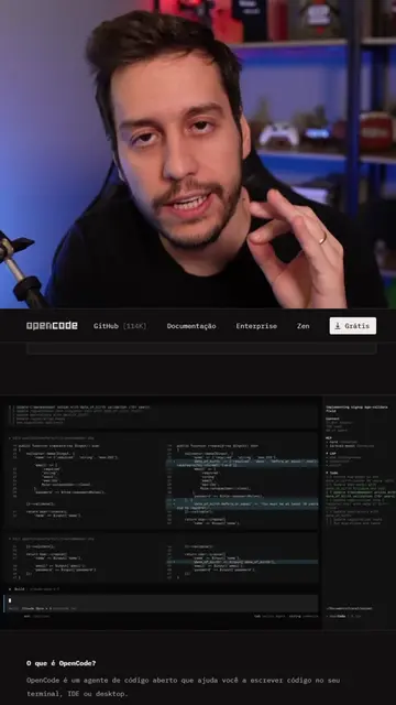 Open Code é melhor CLI ?  . #programador #ia #chatgpt #saas #developer 