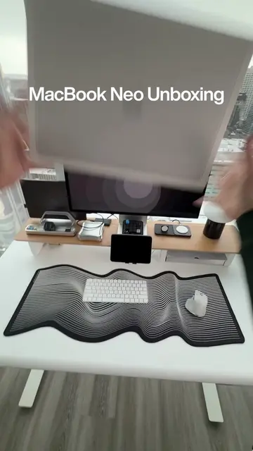 Introducing the NEW MacBook Neo 👀 #macbook #macbookneo #unboxing