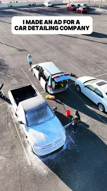 Just filmed this ad for a mobile car detailing company in Phoenix, Arizona 🚗✨  