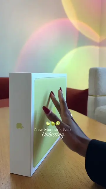 Inbox my new @apple MacBook Neo with me😌 #apple #neo #macbookneo #unboxingvideo