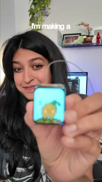 I’m making a tamagotchi for my plant!! #electronics #hardware #arduino #DIY 