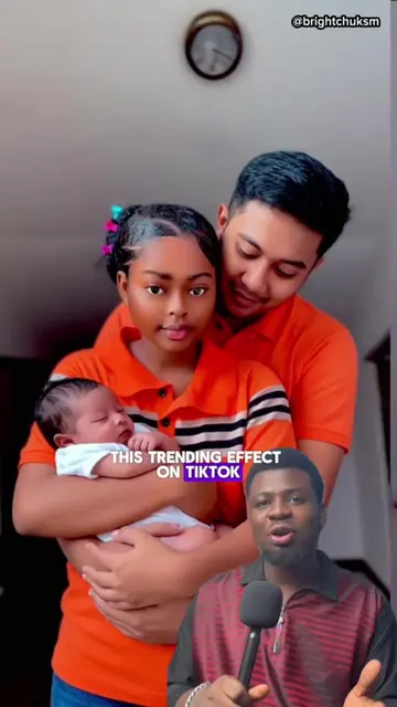 How to use the Ai future family love effect to upload your pictures on TikTok  #