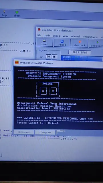Narcotics Enforcement in Assembly Language 🤖  . . . . . #developer #codingforki