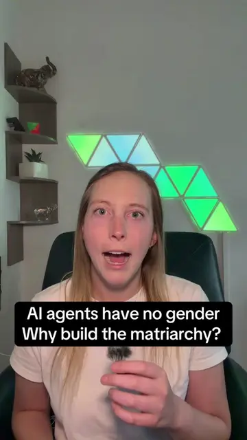 Gender isn’t needed for an agentic matriarchy. #aiagent #technology #womenownedb