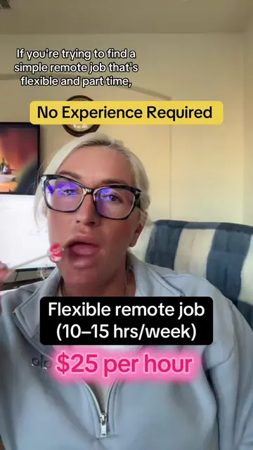 Flexible remote job 👀 Virtual assistant role paying up to $25/hr. #remotejobs #