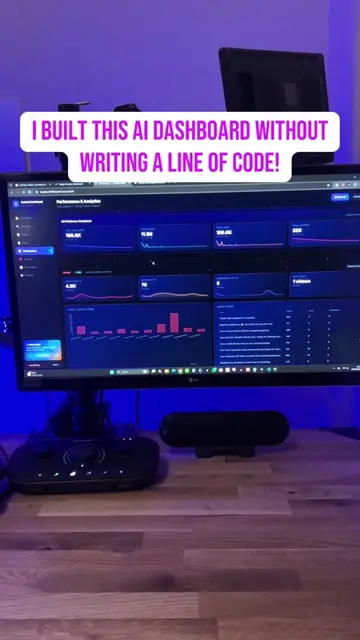 I built this AI dashboard with zero coding experience. It was made with Claude C
