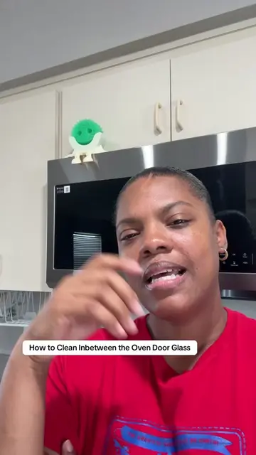 Someone asked how to clean inbetween the oven door glass… here’s what happened. 