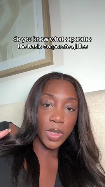 Do you know what separates the basic corporate girlies from next level corporate