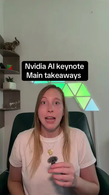 Key takeaways from Nvidia GTC keynote #ai #nvidia #technology #news #womenownedb