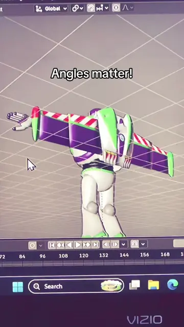 Angles matter #blenderpro #buzzlightyear #anglesmatter #blenderbeginner #angles 