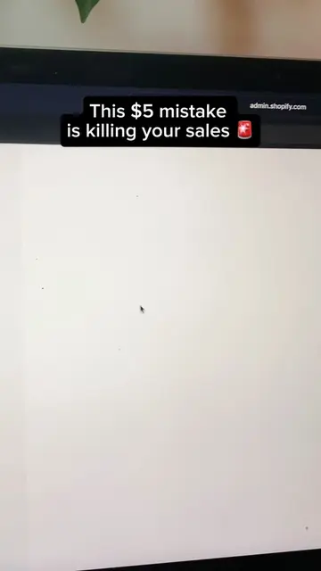 Fix this or keep loosing sales #dropshipping #shopify #ecom 
