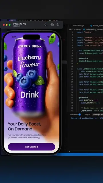 This is so unrealistic. I’m in love with my craft 😘 #flutter