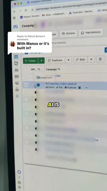 Replying to @Dănuț Burlan ai chat bot built in into Facebook ads manager #ecomme