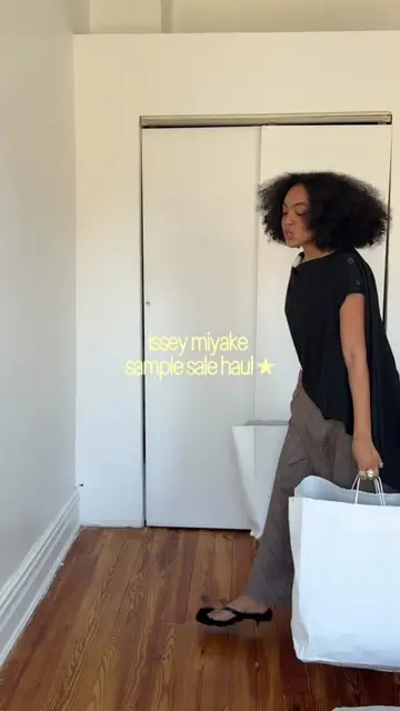 My forever wardrobe just got a major upgrade after this Issey Miyake sale 📂 thi