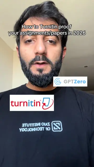 How to Turnitin proof your assignments in 2026. #claritybubble #ai #aidetector #
