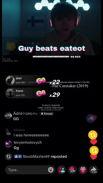 EATEOT ending crying #geometrydash #gd #eateot #fyp #viral @ItzSven 