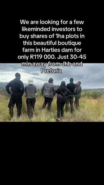 Here’s an exciting Opportunity to Invest in a Boutique Farm near Harties Dam. We