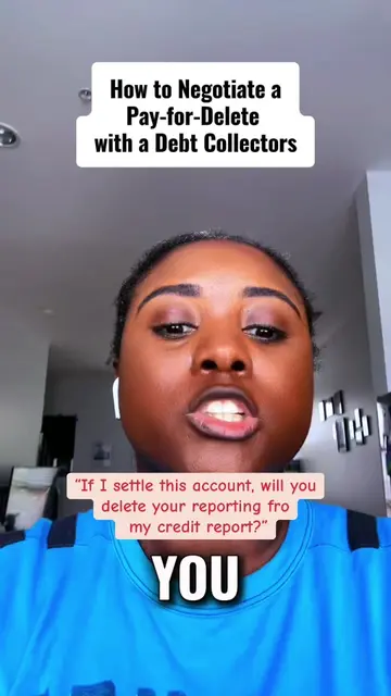 Pay for delete strategy to delete a collection from your credit report and life!