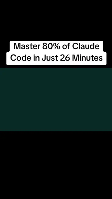 “You don’t need to learn everything… just the 20% that gives you 80% of the resu