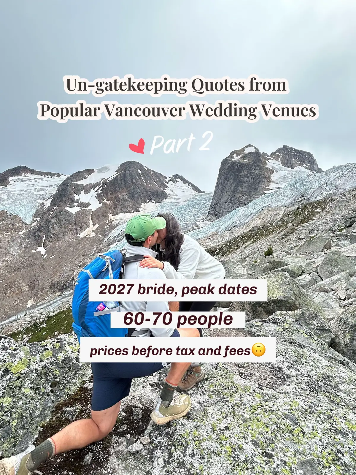 It’s so hard to compare wedding venues because they all include different things