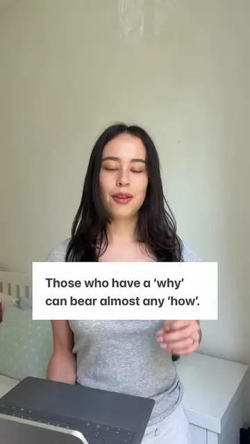 Those who have a ‘why’ can bear almost any ‘how’. Everything comes with challeng