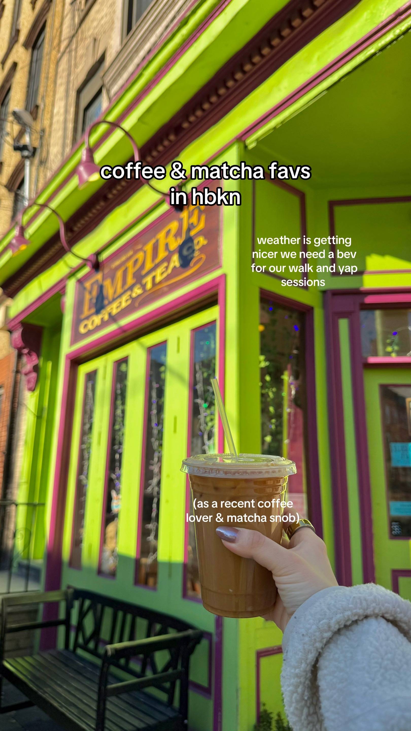#hoboken #matcha #coffee 