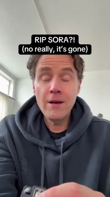 Breaking: OpenAI is shutting down Sora, their AI video app. And it sounds like m