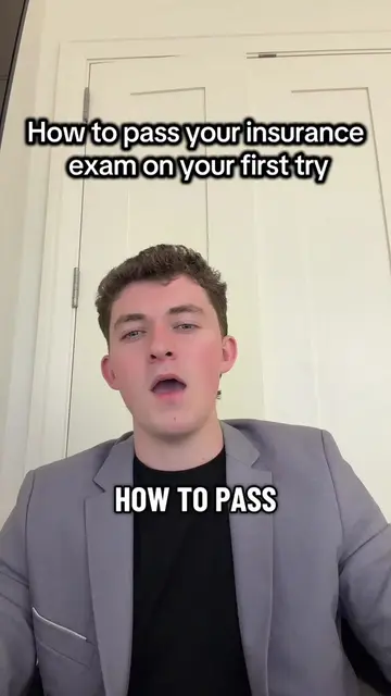 How to pass your insurance exam on the first try! Comment any questions! #sales 