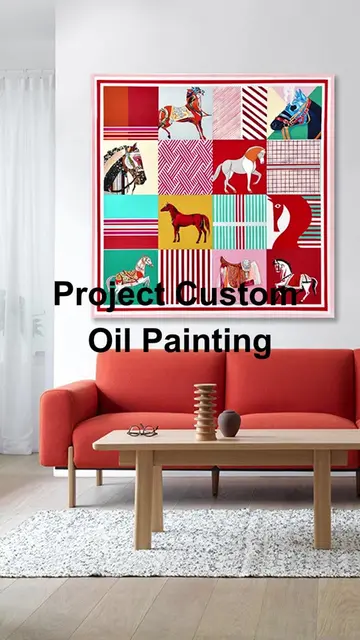 Looking for fun, colorful horse paintings?We have a variety of styles wall art, 