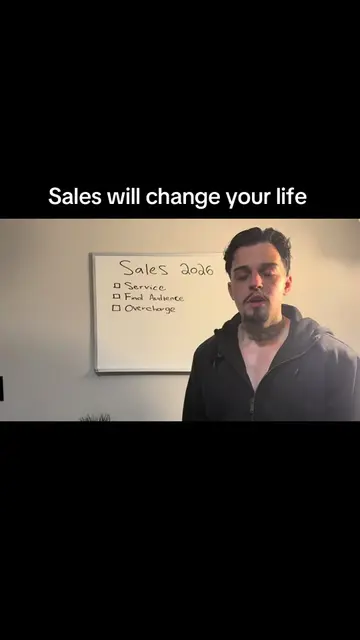 Sales isn’t complicated. Build an audience, offer a service, and charge more tha