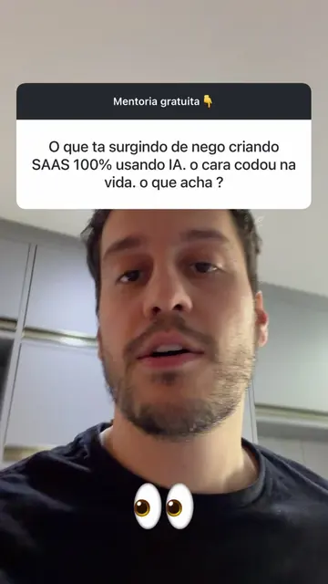 Criar SaaS sem saber programação? #programador #developer #saas #ia #fullstack 