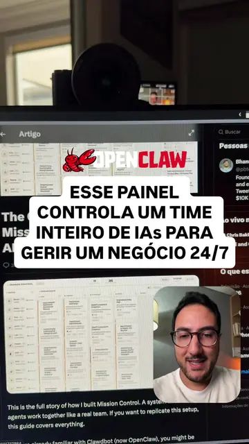 Montei um time de IAs trabalhando por mim 24/7. 