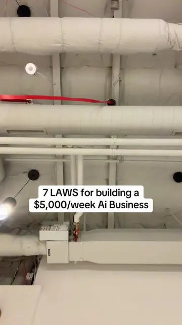The 7 laws to bank with your Ai Agency right now. #aiagency #aiautomation #entre