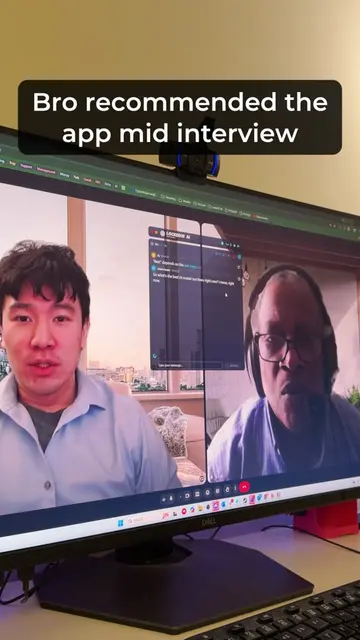 Interviewer said what AI will you use the rest of your life and bro got caught �