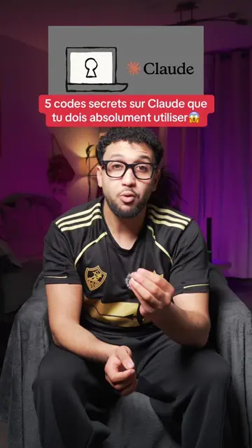 5 codes secrets sur Claude que tu dois absolument essayer ! Si tu veux la liste 