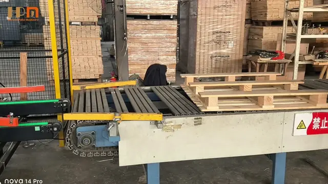 "Advanced Pallet Nailing Machine for producing standard EPAL wooden pallets. Hig