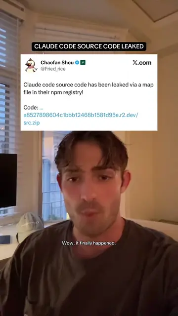 CLAUDE CODE SOURCE CODE WAS LEAKED #claude #dev #anthropic #swe #clawcode 