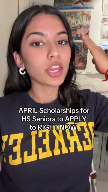 💰APRIL Scholarships for ALL high school seniors to apply to RIGHT NOW! #financi