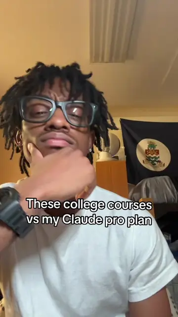 All jokes guys 😅 #claude #college #calc #fyp #computerscience 