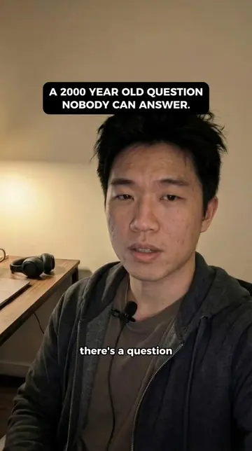 A 2000 year old question. Four answers. Only one that actually made us think. 🚢