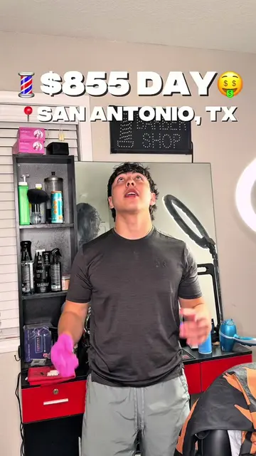 💈Day in the life of a barber📍SAN ANTONIO, TX.  #sanantoniobarber #barber #dayi
