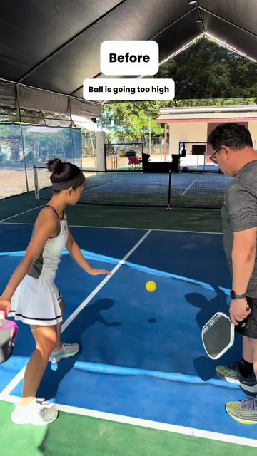 Improving my forehand with Coach @Don Robert 🤞🏻 #pickleball 