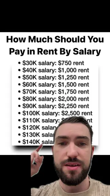 How much should you pay in rent by salary? #rent #budget #Budgeting #financetok 