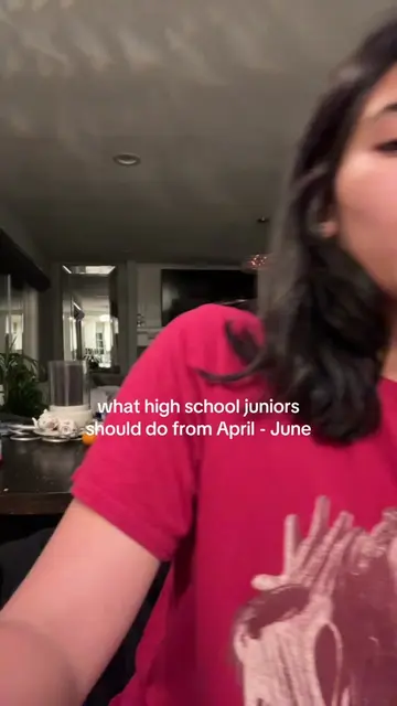 👀 here is what high school juniors should do from the months of April through J